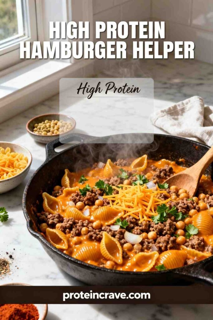 High-Protein Hamburger Helper