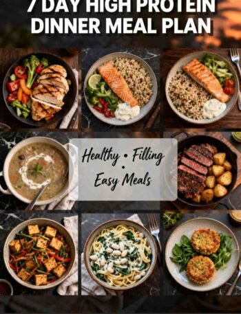 7-Day High-Protein Dinner Meal Plan