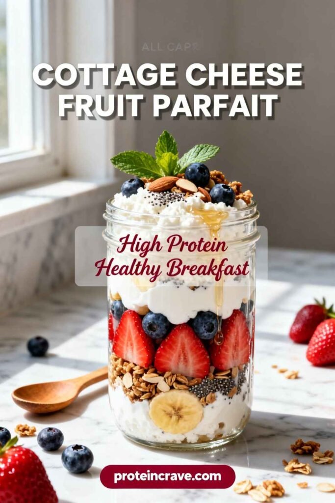 Cottage Cheese Fruit Parfait