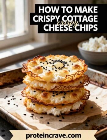 Crispy Cottage Cheese Chips