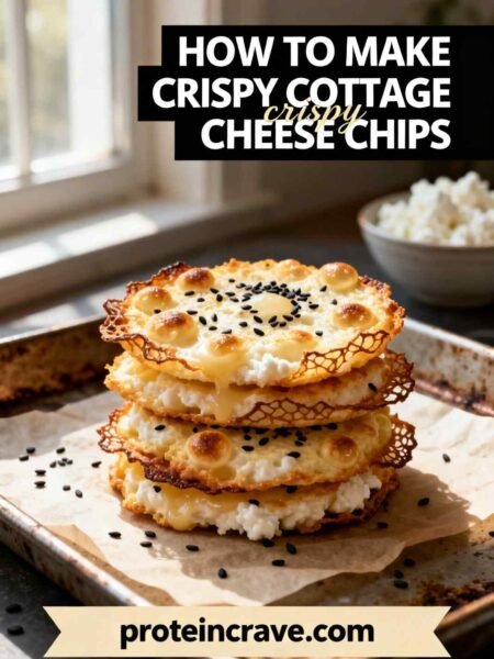 Crispy Cottage Cheese Chips