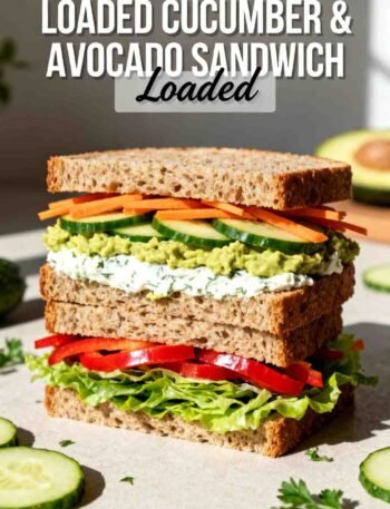 Loaded Cucumber & Avocado Sandwich