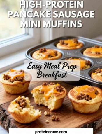 High-Protein Pancake Sausage Mini Muffins