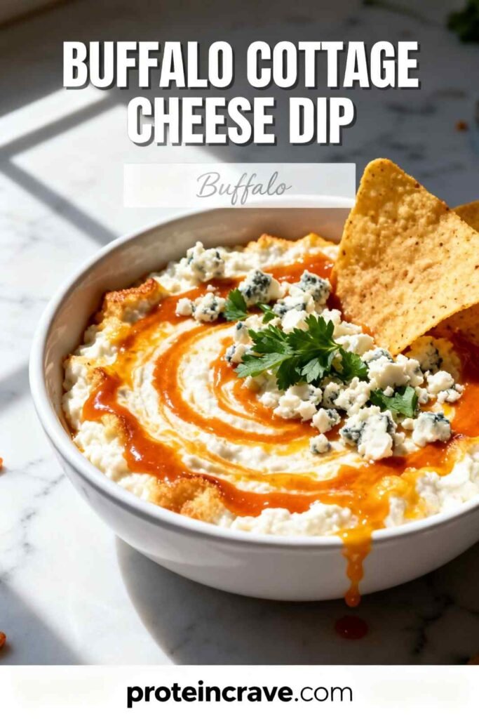 Buffalo Cottage Cheese Dip Recipe