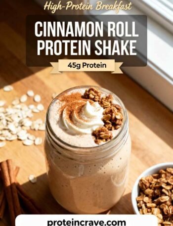Cinnamon Roll Protein Shake