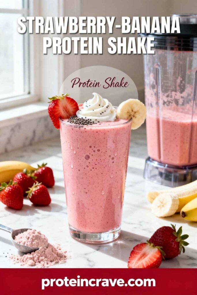 Strawberry-Banana Protein Shake