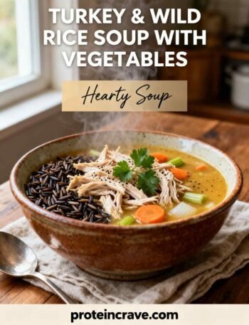 Turkey & Wild Rice Soup with Vegetables