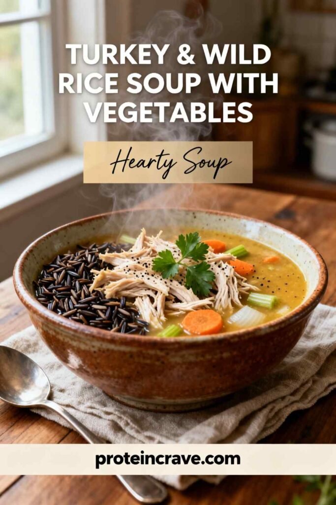 Turkey & Wild Rice Soup with Vegetables