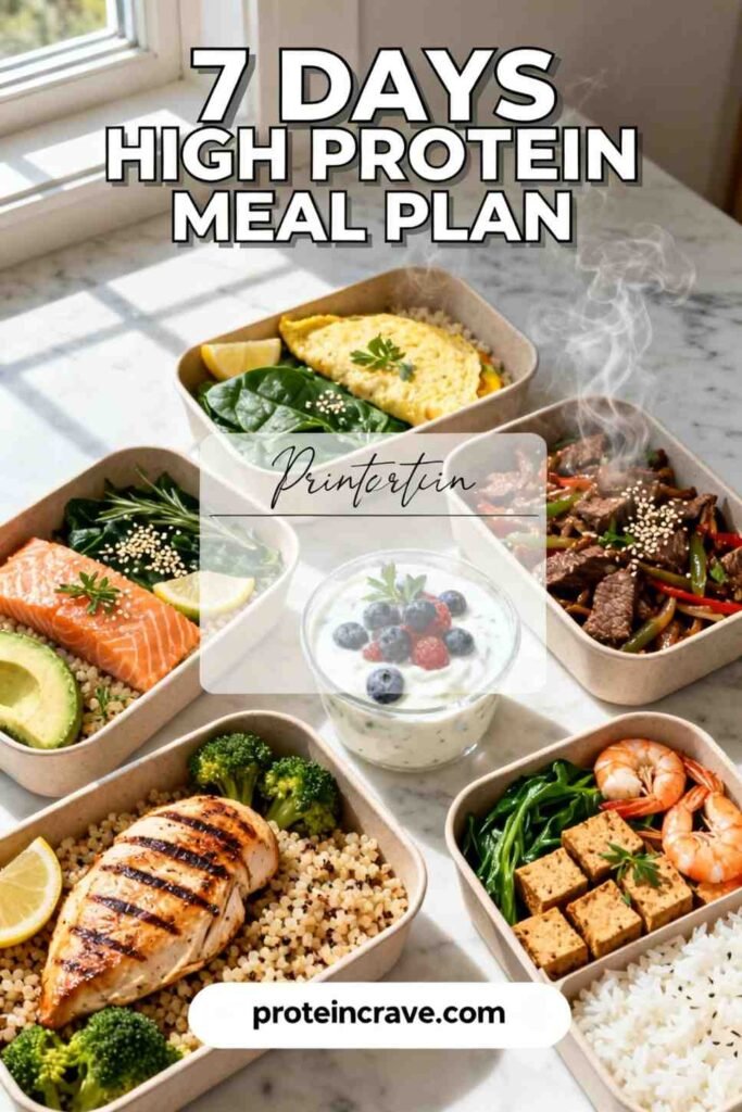 7-Day High-Protein Meal Plan