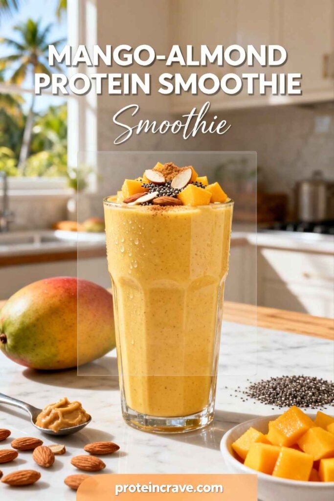 Mango-Almond Protein Smoothie