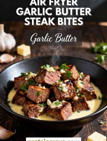 Air Fryer Garlic Butter Steak Bites