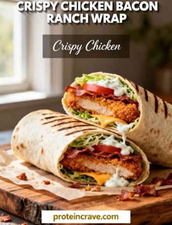 Crispy Chicken Bacon Ranch Wrap