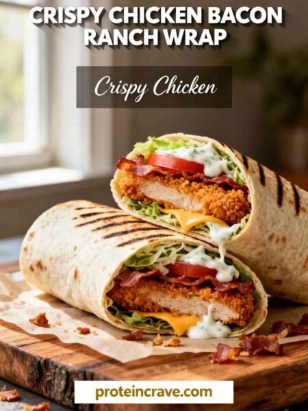 Crispy Chicken Bacon Ranch Wrap