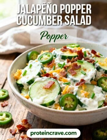 Jalapeño Popper Cucumber Salad