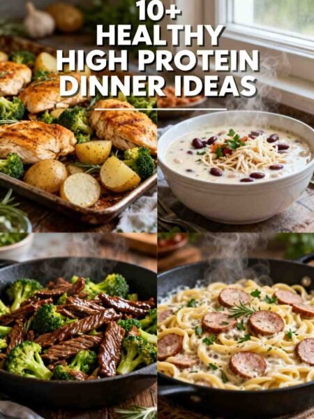 10+ Healthy High Protein Dinner Ideas You’ll Want Every Night