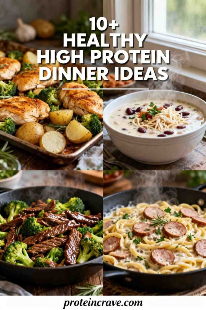 10+ Healthy High Protein Dinner Ideas You’ll Want Every Night