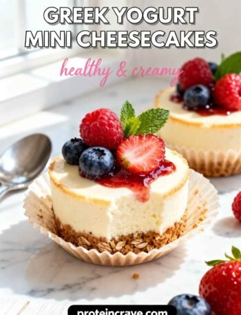 Greek Yogurt Mini Cheesecakes