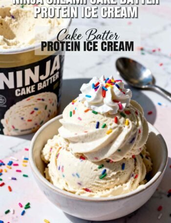 Ninja Creami Cake Batter Protein Ice Cream