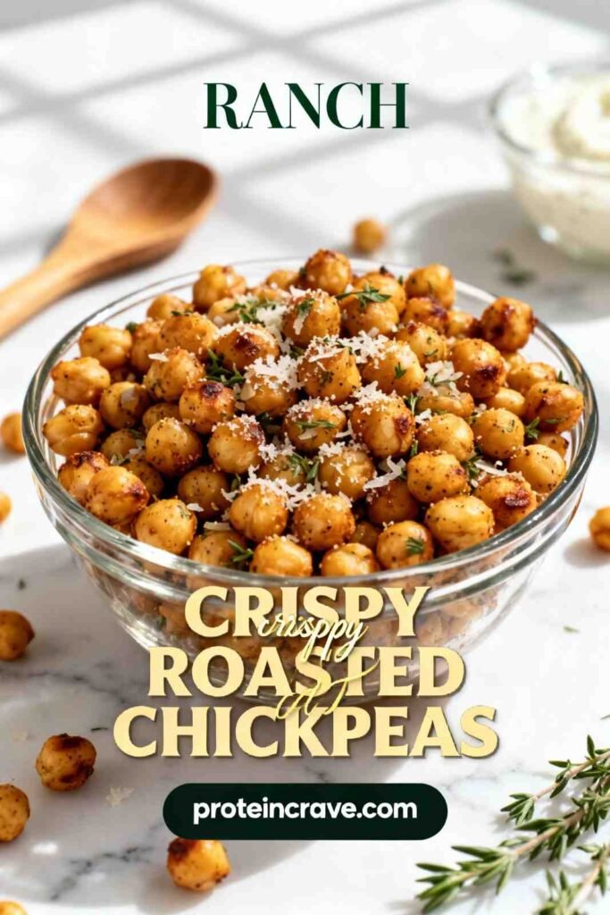 Ranch Crispy Roasted Chickpeas
