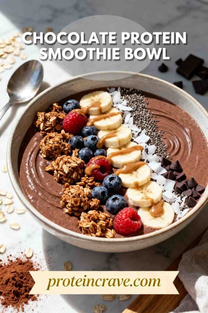 Chocolate Protein Smoothie Bowl