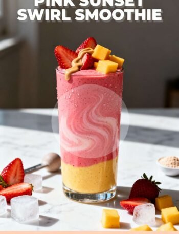 Pink Sunset Swirl Smoothie