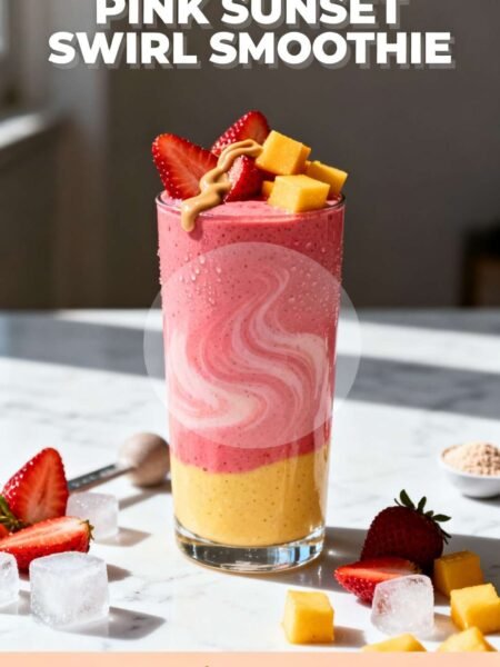 Pink Sunset Swirl Smoothie