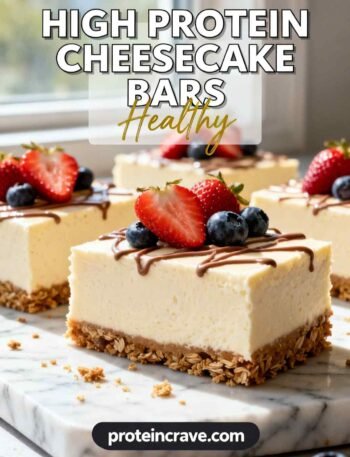 High-Protein Cheesecake Bars Recipe