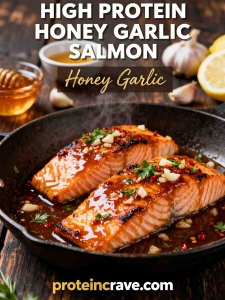High Protein Honey Garlic Salmon