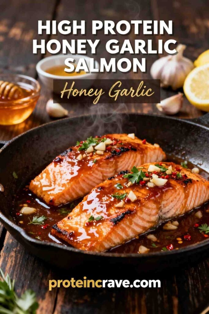 High Protein Honey Garlic Salmon