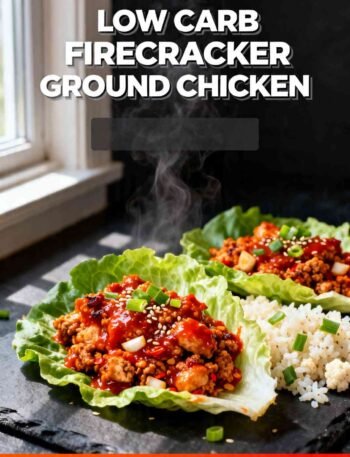 Low Carb Firecracker Ground Chicken