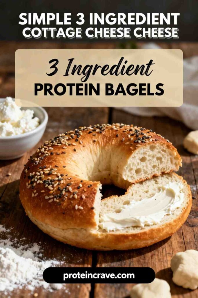 Cottage Cheese Protein Bagels