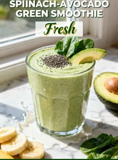 Spinach-Avocado Green Smoothie Recipe