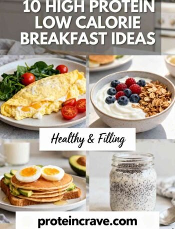 10 High-Protein, Low-Calorie Breakfast Ideas