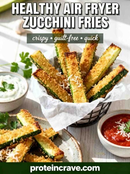 Healthy Air Fryer Zucchini Fries