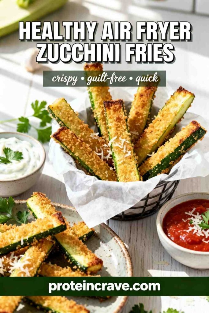 Healthy Air Fryer Zucchini Fries