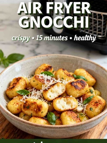 Air Fryer Gnocchi (Crispy, 15 Minutes & Healthy)