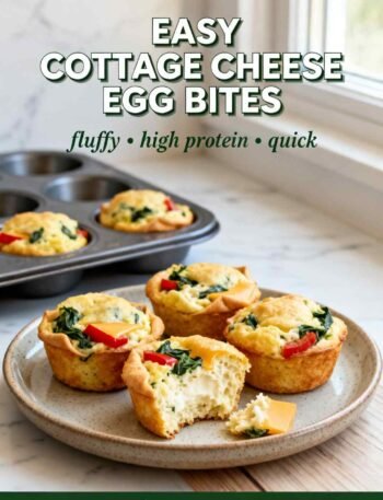 Easy Cottage Cheese Egg Bites