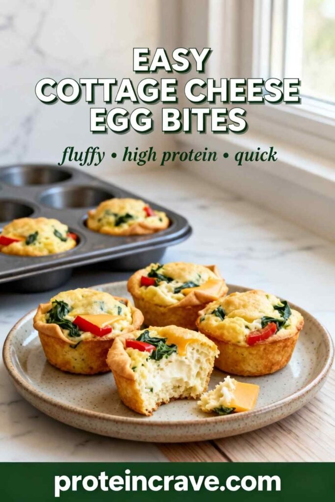 Easy Cottage Cheese Egg Bites