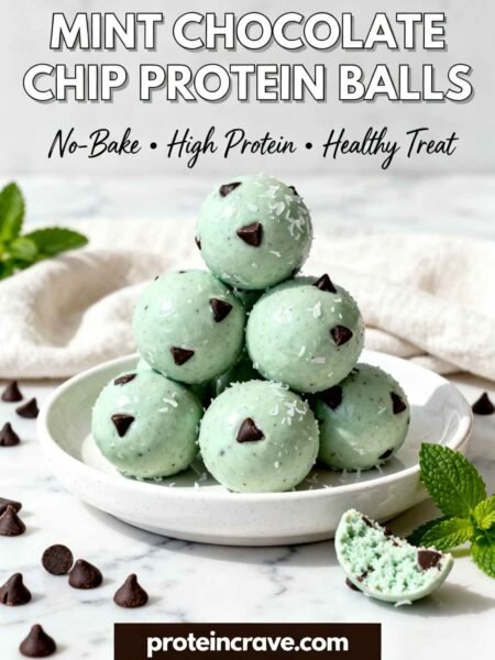 Mint Chocolate Chip Protein Balls