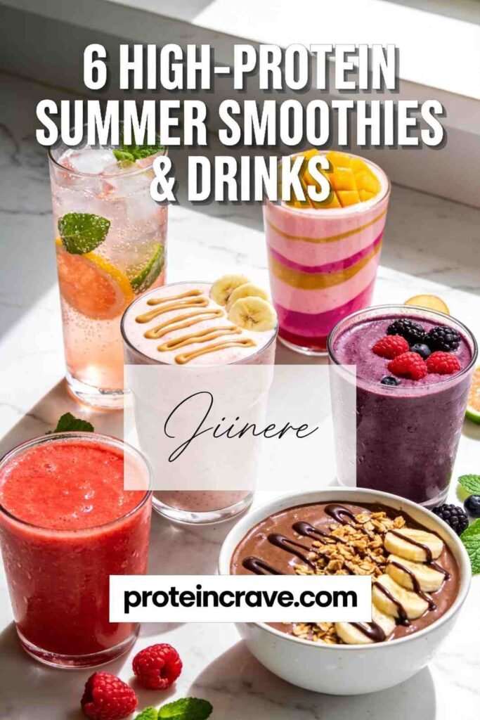 6 Refreshing High-Protein Smoothies for a Lean Summer Body