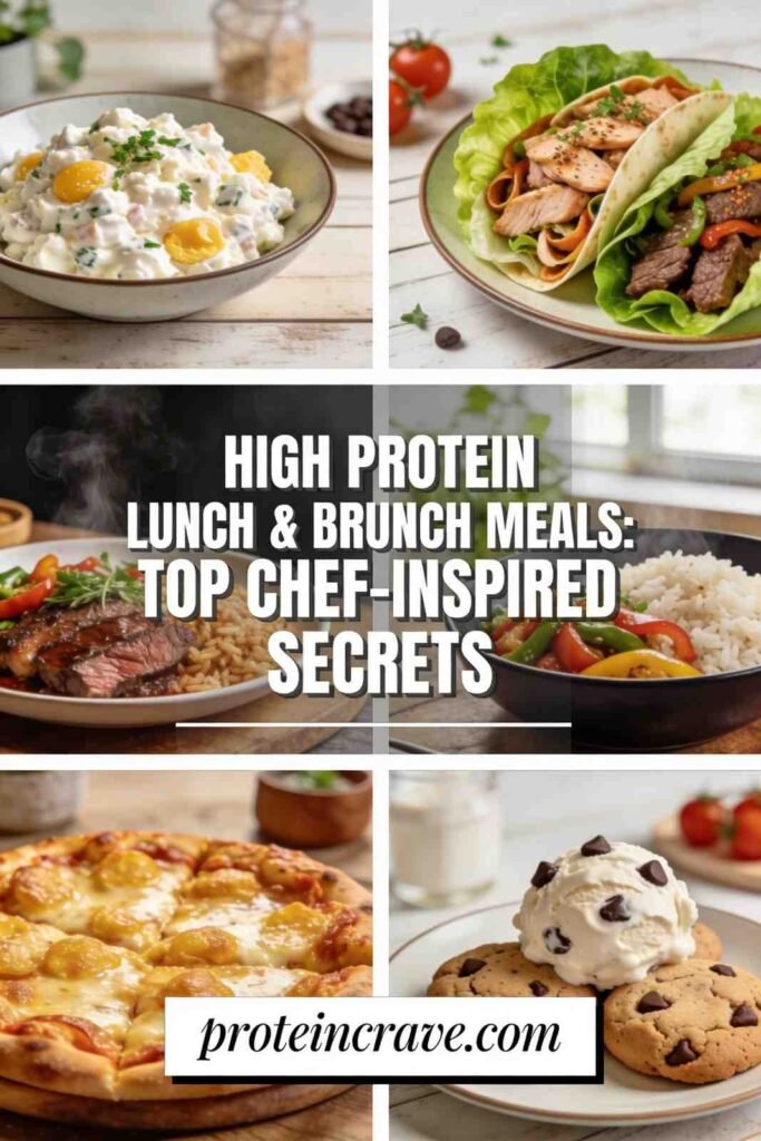 High Protein Lunch & Brunch Meals: Top Chef-Inspired Secrets