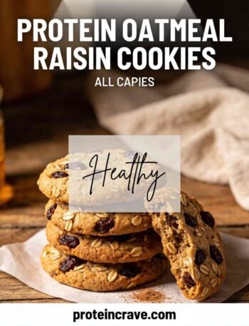Protein Oatmeal Raisin Cookies