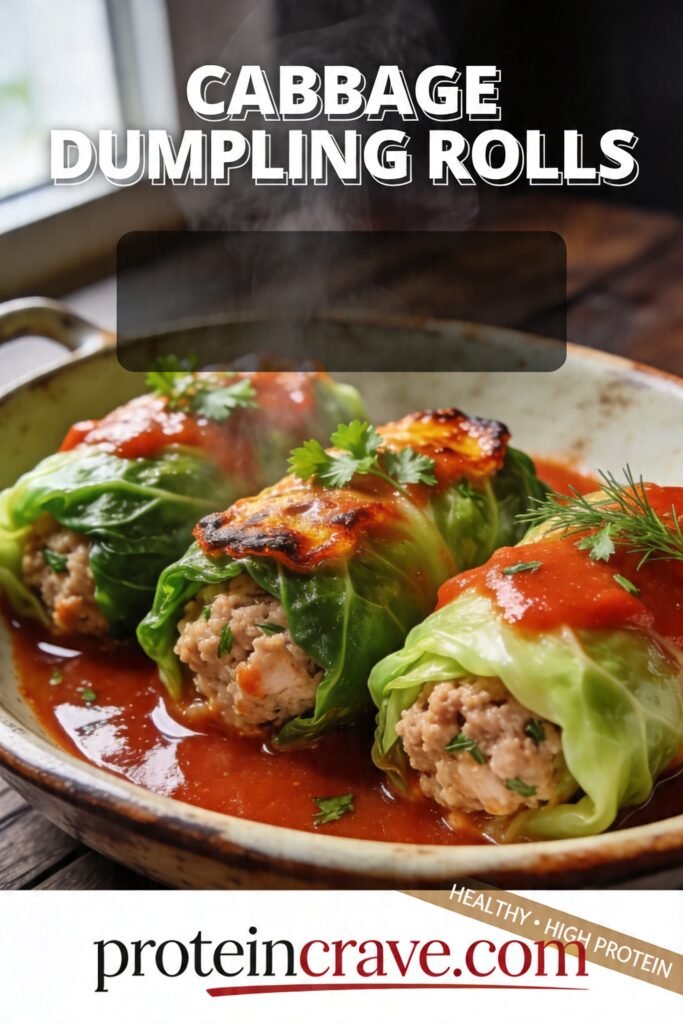 Cabbage Dumpling Rolls