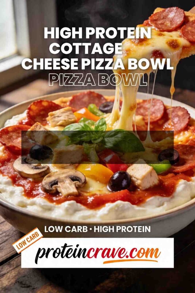 Cottage Cheese Pizza Bowl Recipe