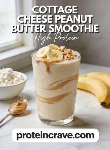 Cottage Cheese Peanut Butter Smoothie