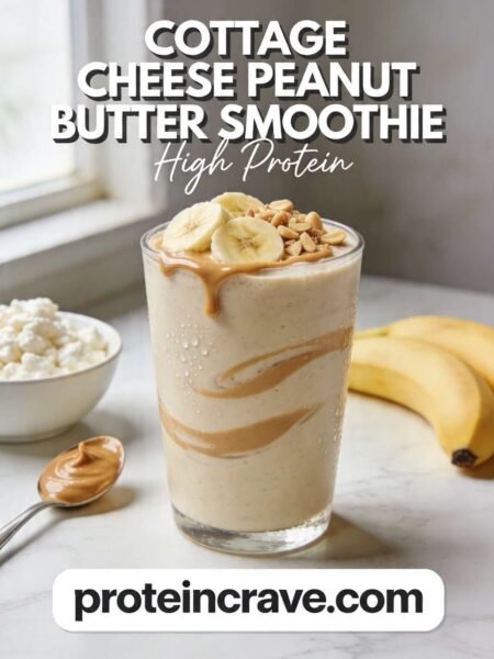 Cottage Cheese Peanut Butter Smoothie