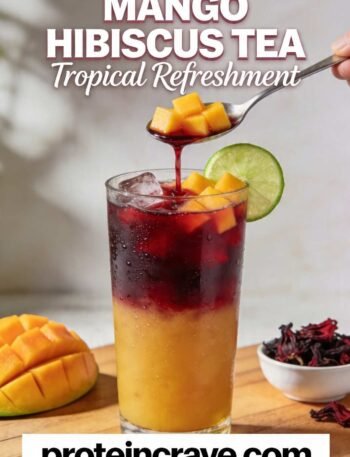 High-Protein Mango Hibiscus Tea