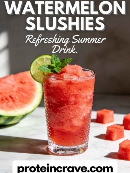 High-Protein Watermelon Slushies