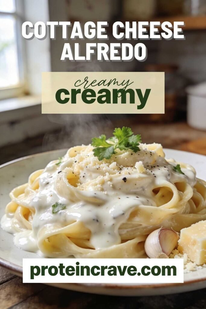Cottage Cheese Alfredo