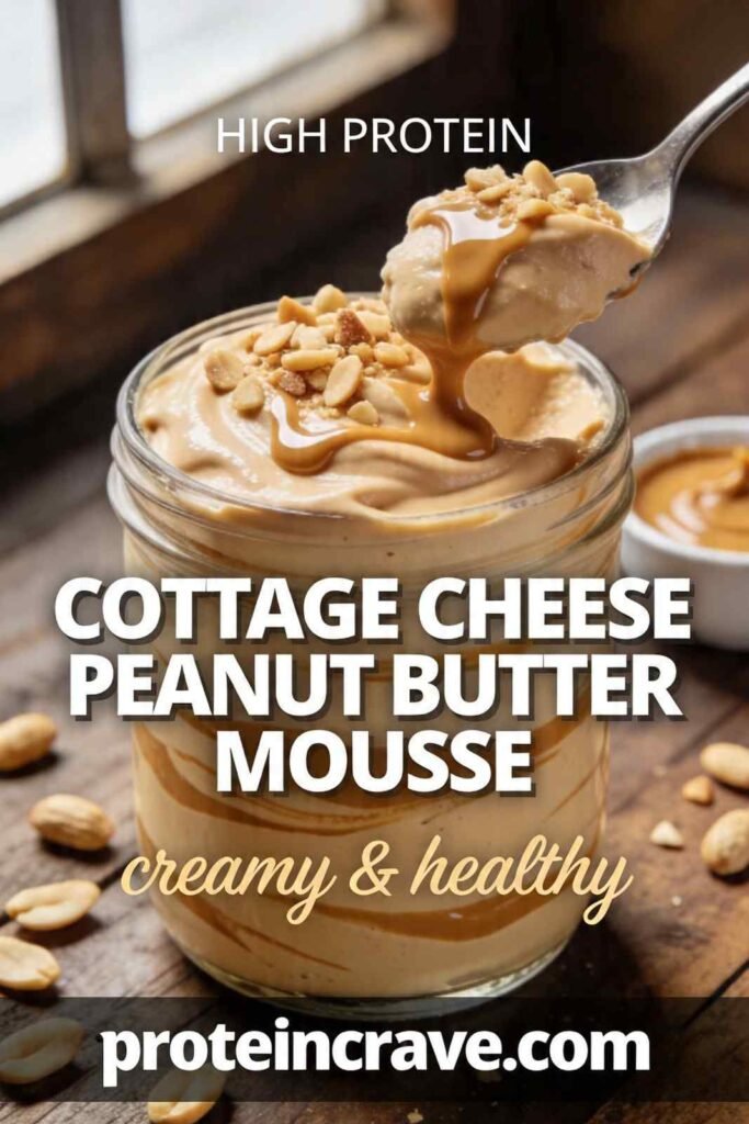 Cottage Cheese Peanut Butter Mousse